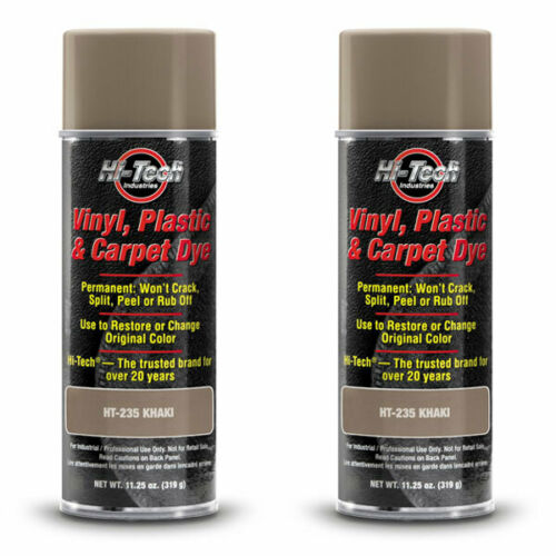 Hi-Tech Vinyl, Plastic & Carpet Dye – Khaki HT-235 (2 Pack)