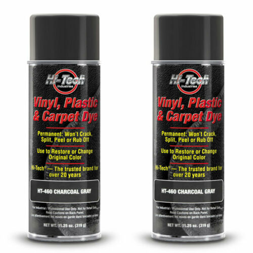 Hi-Tech Vinyl, Plastic & Carpet Dye – Charcoal Gray HT-460 (2 Pack)